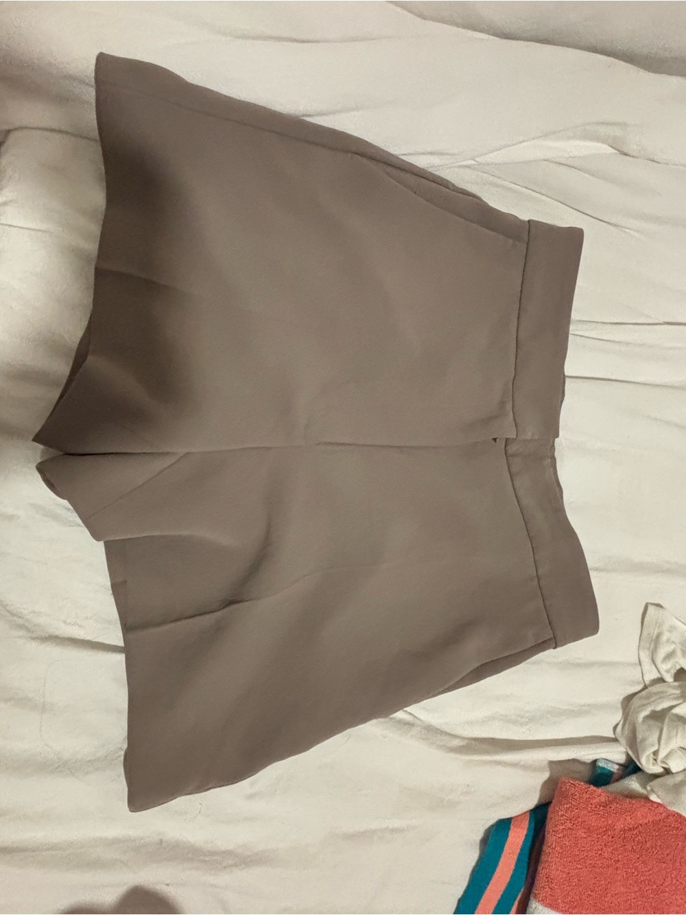 Wilfred Taupe High-Rise Tailored Skort